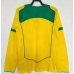 Brazílie 2004 Retro Domácí Dres Dlouhý Rukáv